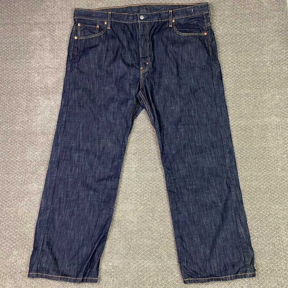 NWOT Levi's 569 Jeans Men 44 x 32 Fit 46x31 Blue Loose Straight Leg 00569 0127